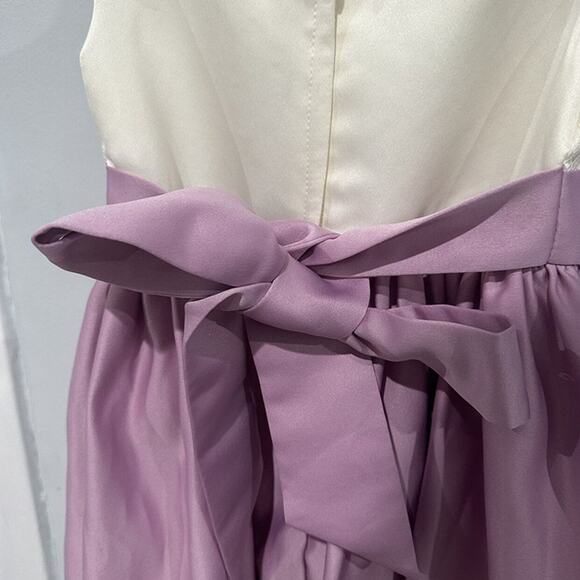 Dorissa Cream Lavender Formal Dress Sz. 5 - Picture 4 of 5
